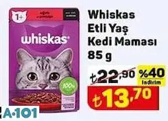 WHİSKAS YAŞ KEDİ MAMASI WHİSKAS YAŞ KEDİ MAMASI